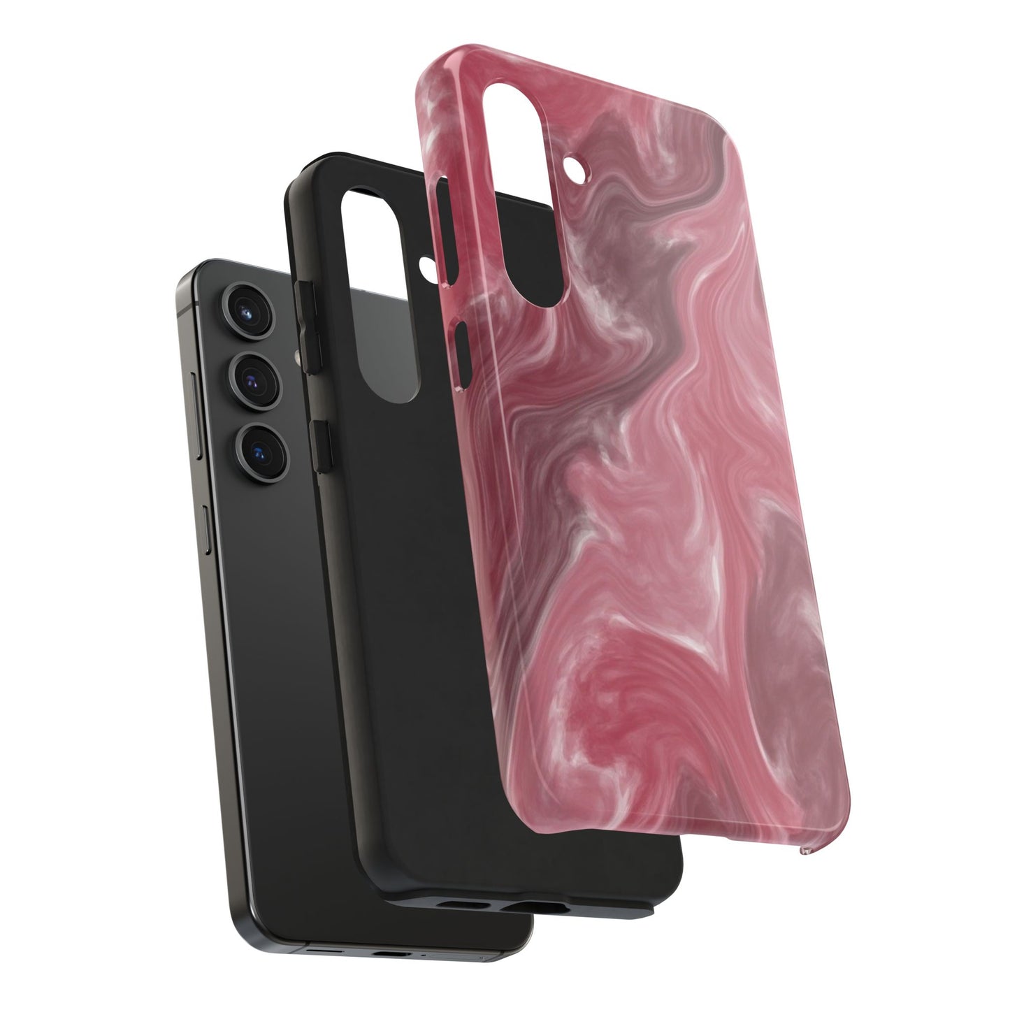 Stylish Marble Phone Case - Tough Shockproof Cover, Apple iPhone, Samsung Galaxy, Gift for Her, Trendy Accessory
