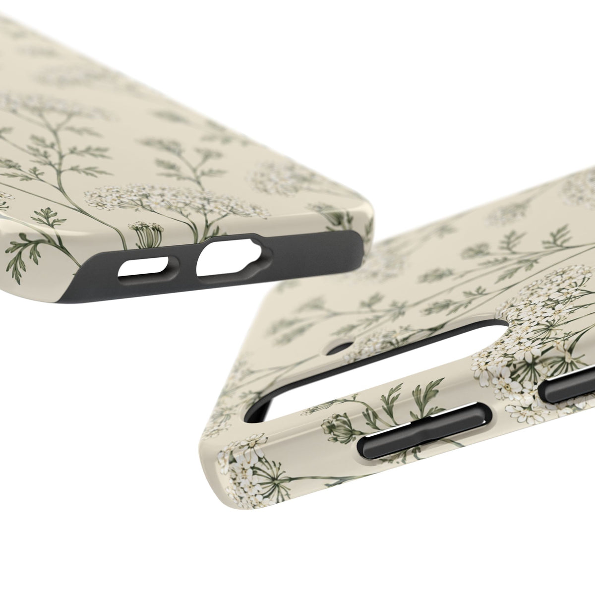 Floral Queen Anne's Lace Tough Phone Case – Protective Botanical iPhone Cover