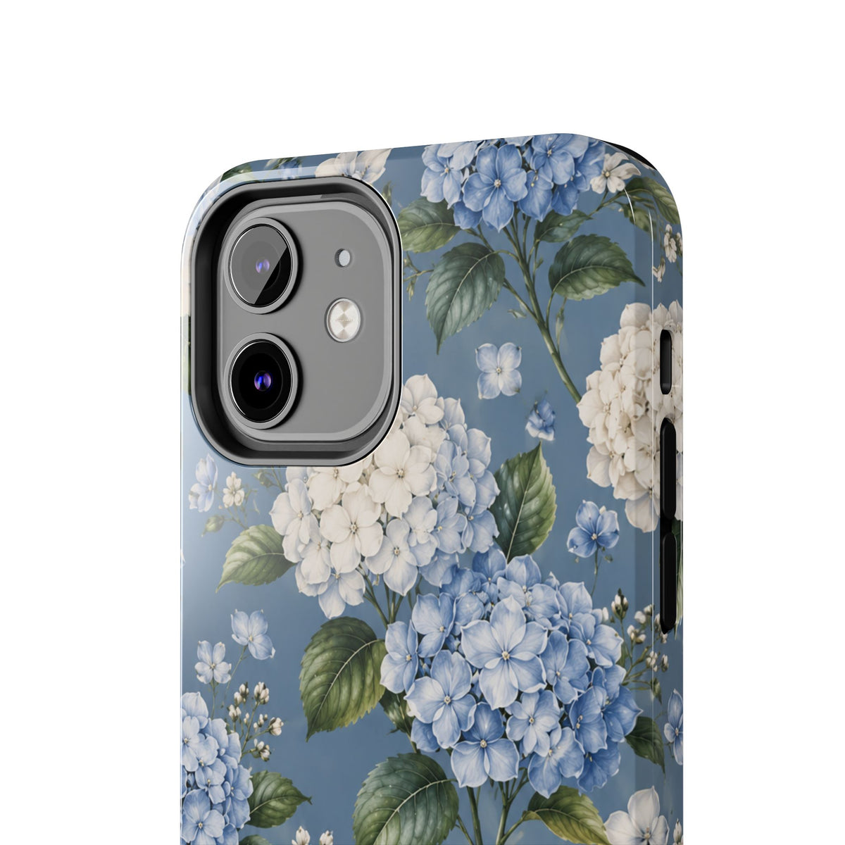 Hydrangea Blue Tough Phone Case — Floral Protective Phone Cover