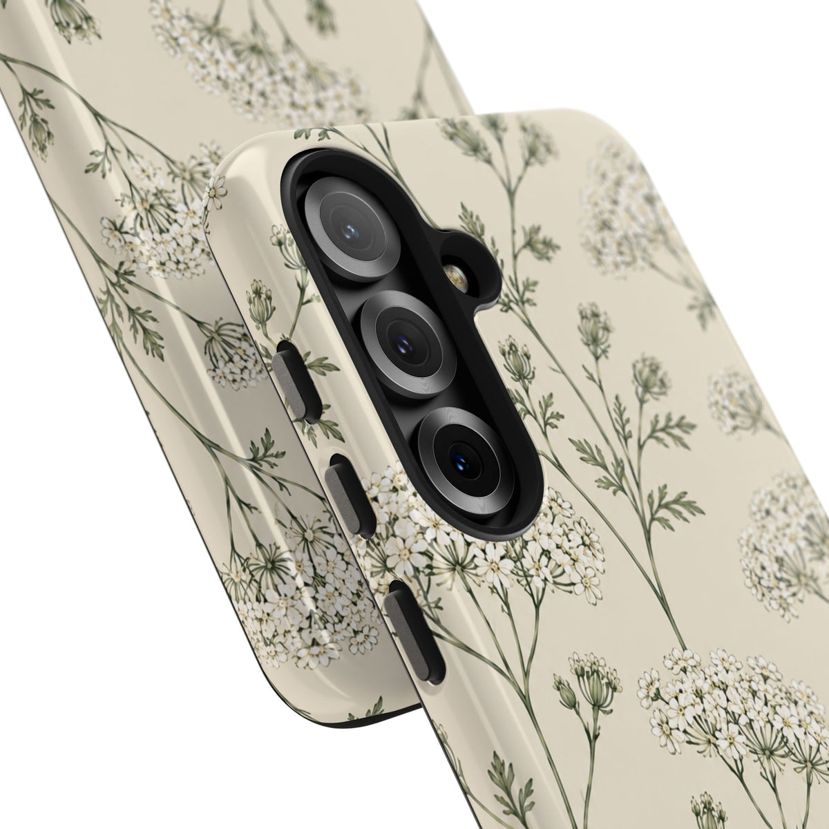 Floral Queen Anne's Lace Tough Phone Case – Protective Botanical iPhone Cover