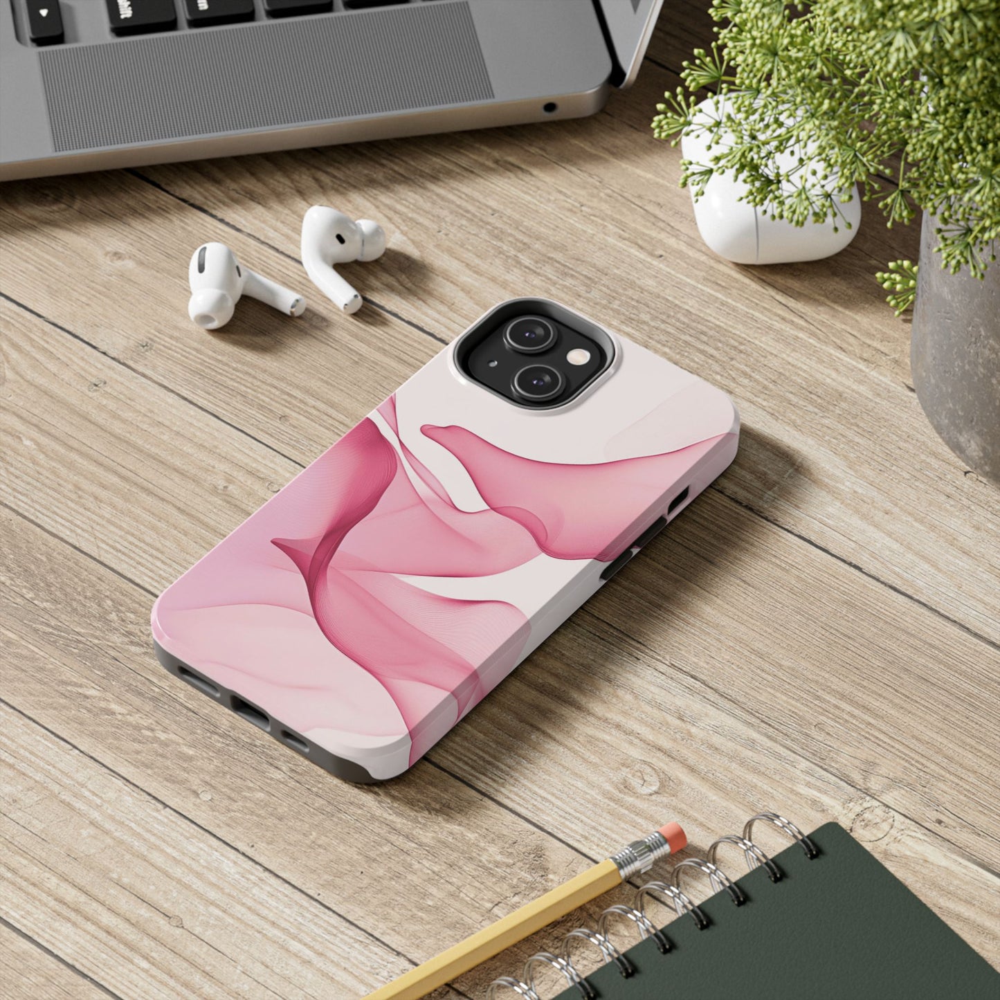 Stylish Tough Phone Cases with Abstract Pink Design, Protective Cases for Her, Gift for Birthdays, Trendy Phone Accessories, Floral [...]