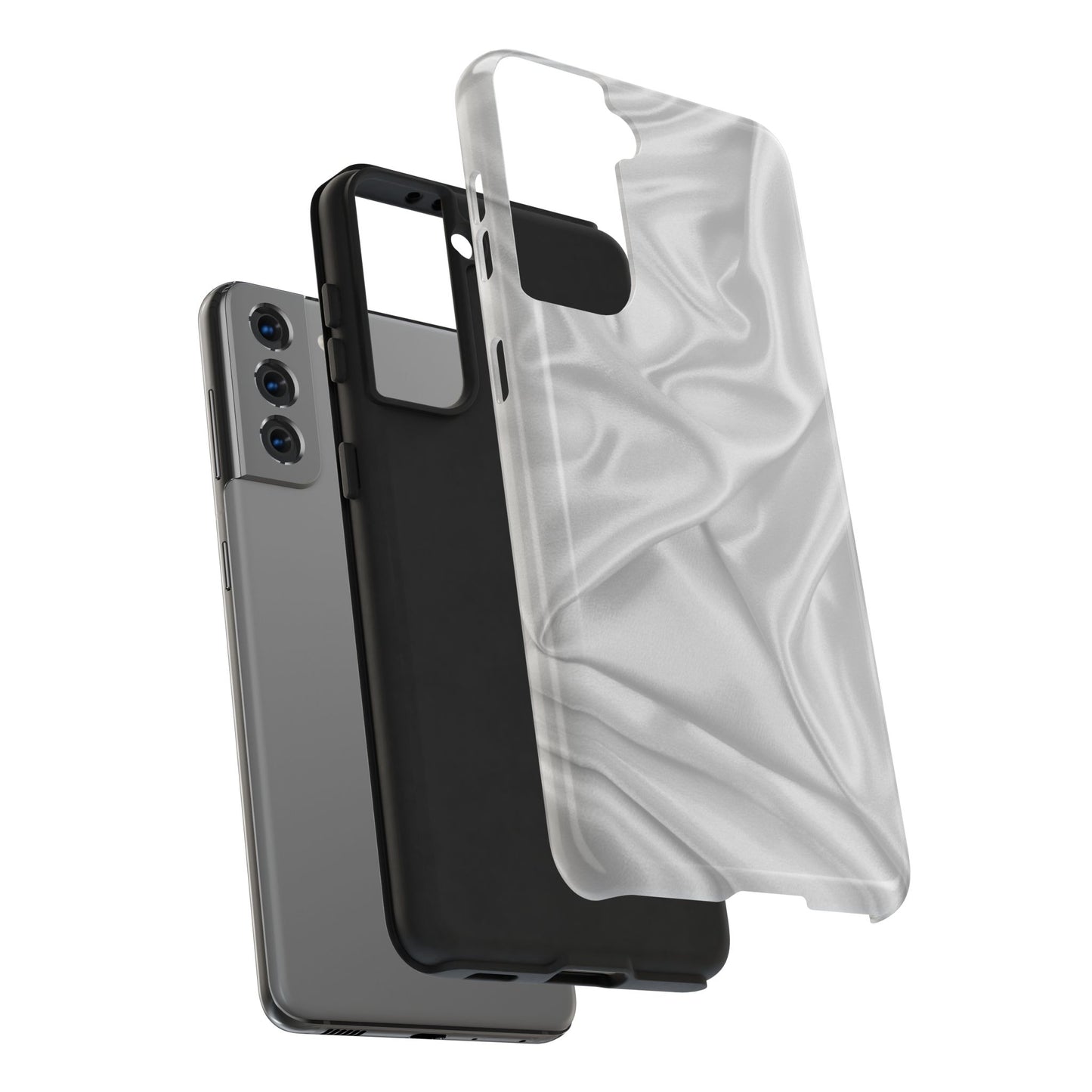 Stylish Tough Phone Cases | Elegant Silk Design | Durable Protection, Gift for Her, Minimalist Accessory, Luxury, Fashionable Cell [...]
