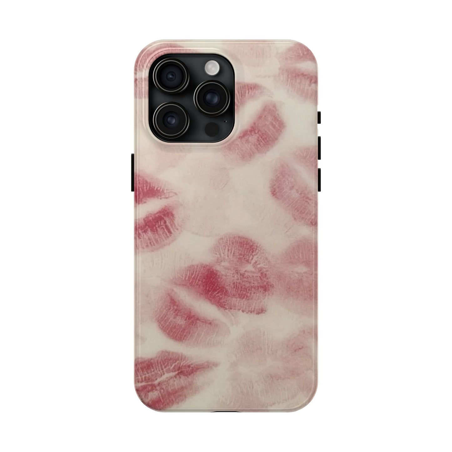 Stylish Kiss Print Phone Cases | Chic Mobile Covers for Trendy Users, Gift for Her, Protective Case, Birthday Present, Valentine's Day
