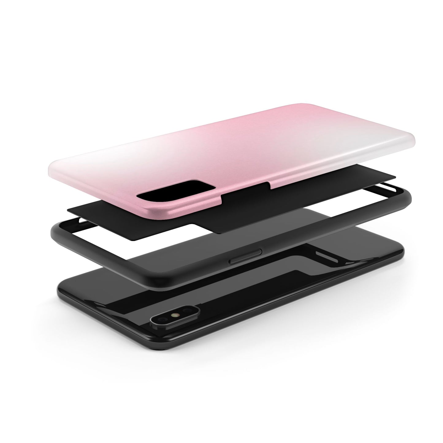 Stylish Tough Phone Cases, Durable Phone Covers, Pink Gradient Phone Case, Gift for Her, Trendy Phone Accessories