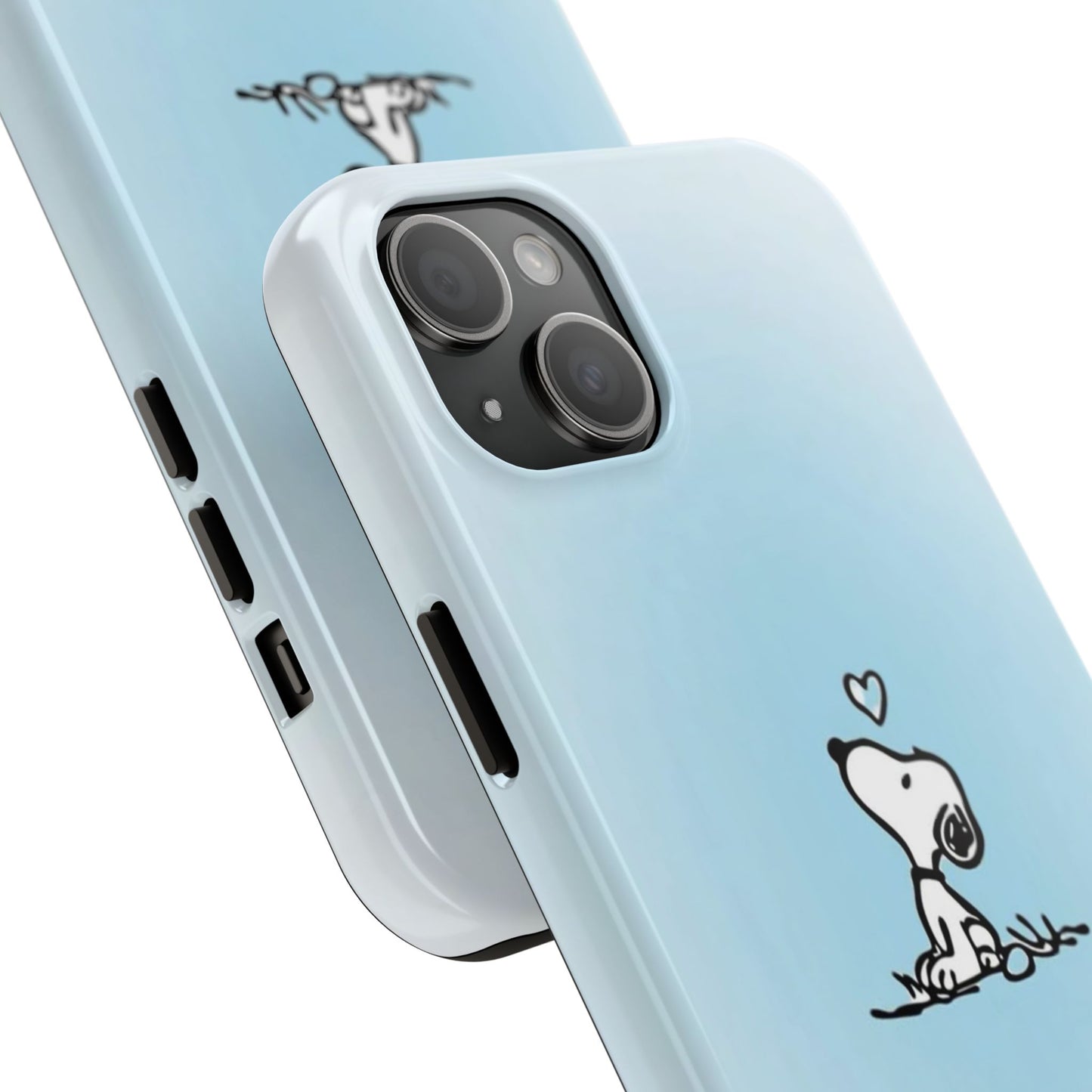 Snoopy Love Tough Phone Cases, Durable Phone Covers for Dog Lovers, Cute Gift for Birthdays, Valentine's Day, Pet Enthusiasts