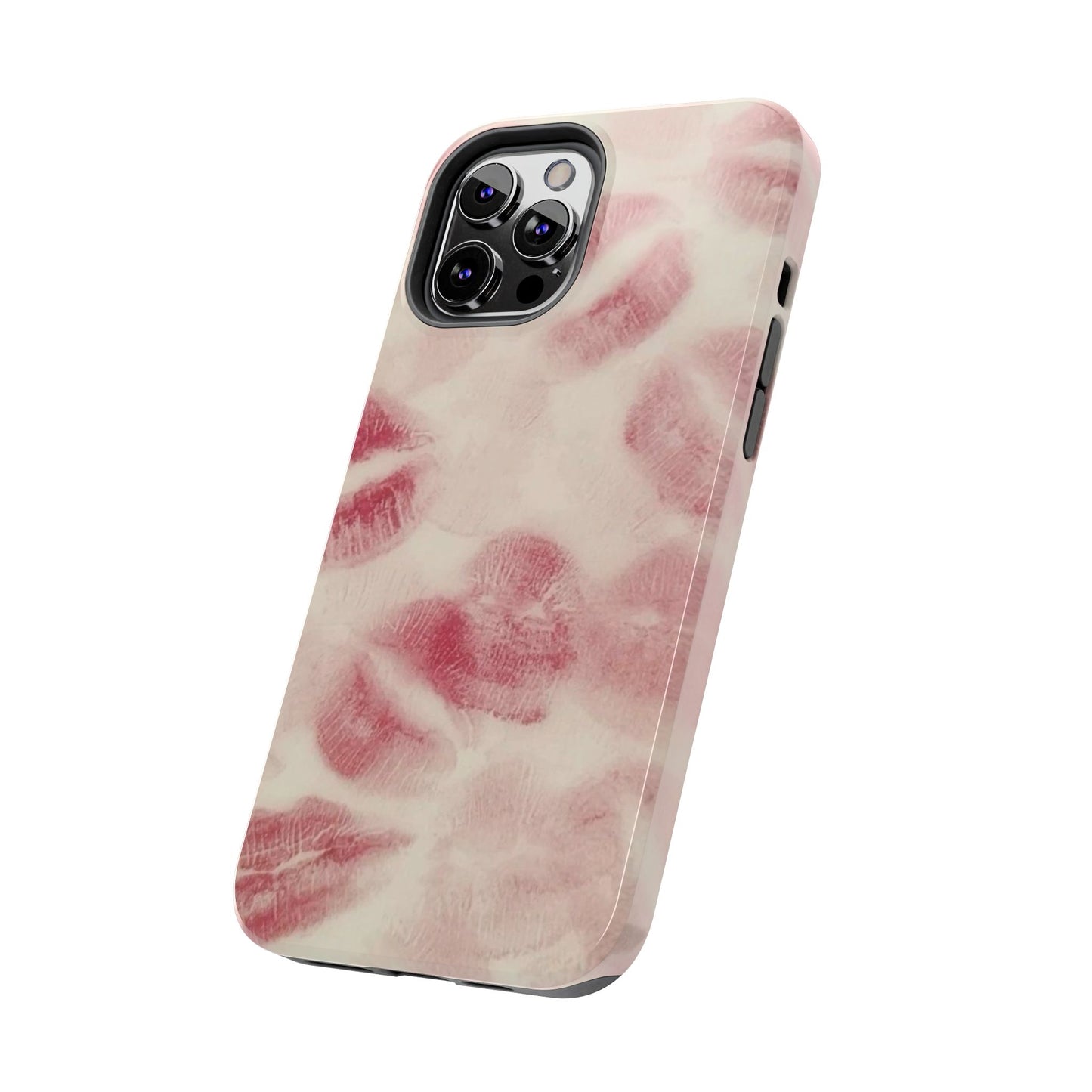 Stylish Kiss Print Phone Cases | Chic Mobile Covers for Trendy Users, Gift for Her, Protective Case, Birthday Present, Valentine's Day