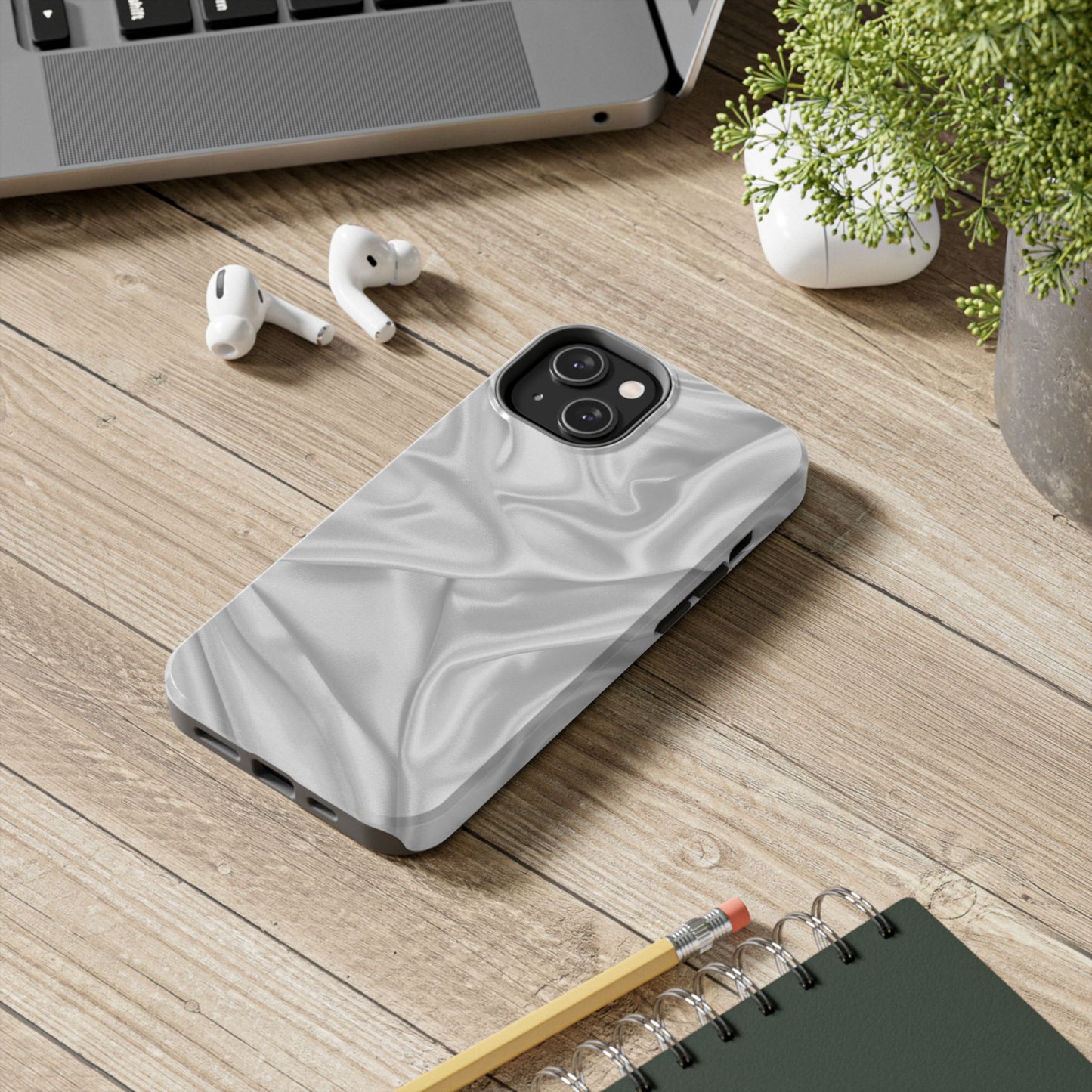 Stylish Tough Phone Cases | Elegant Silk Design | Durable Protection, Gift for Her, Minimalist Accessory, Luxury, Fashionable Cell [...]