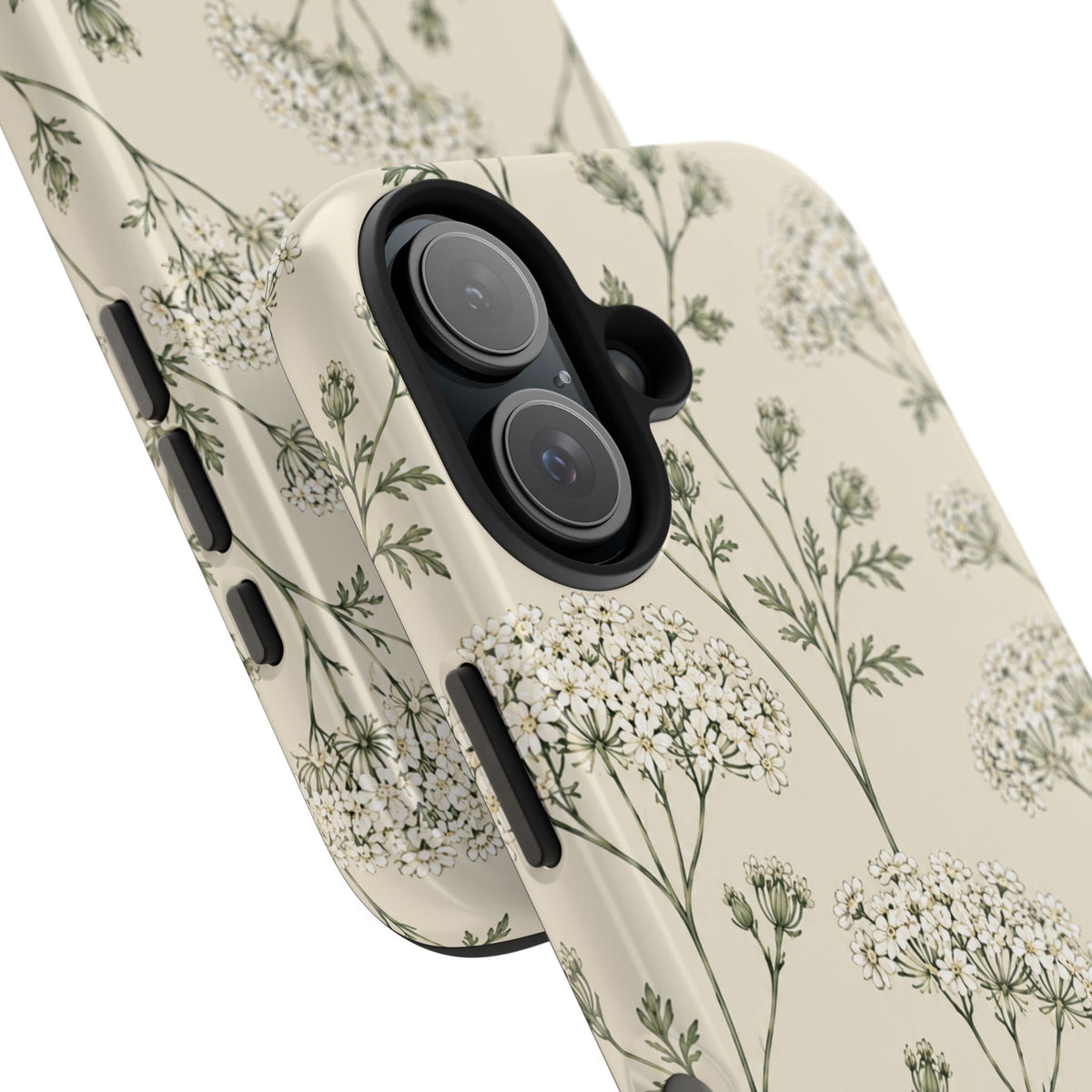 Floral Queen Anne's Lace Tough Phone Case – Protective Botanical iPhone Cover