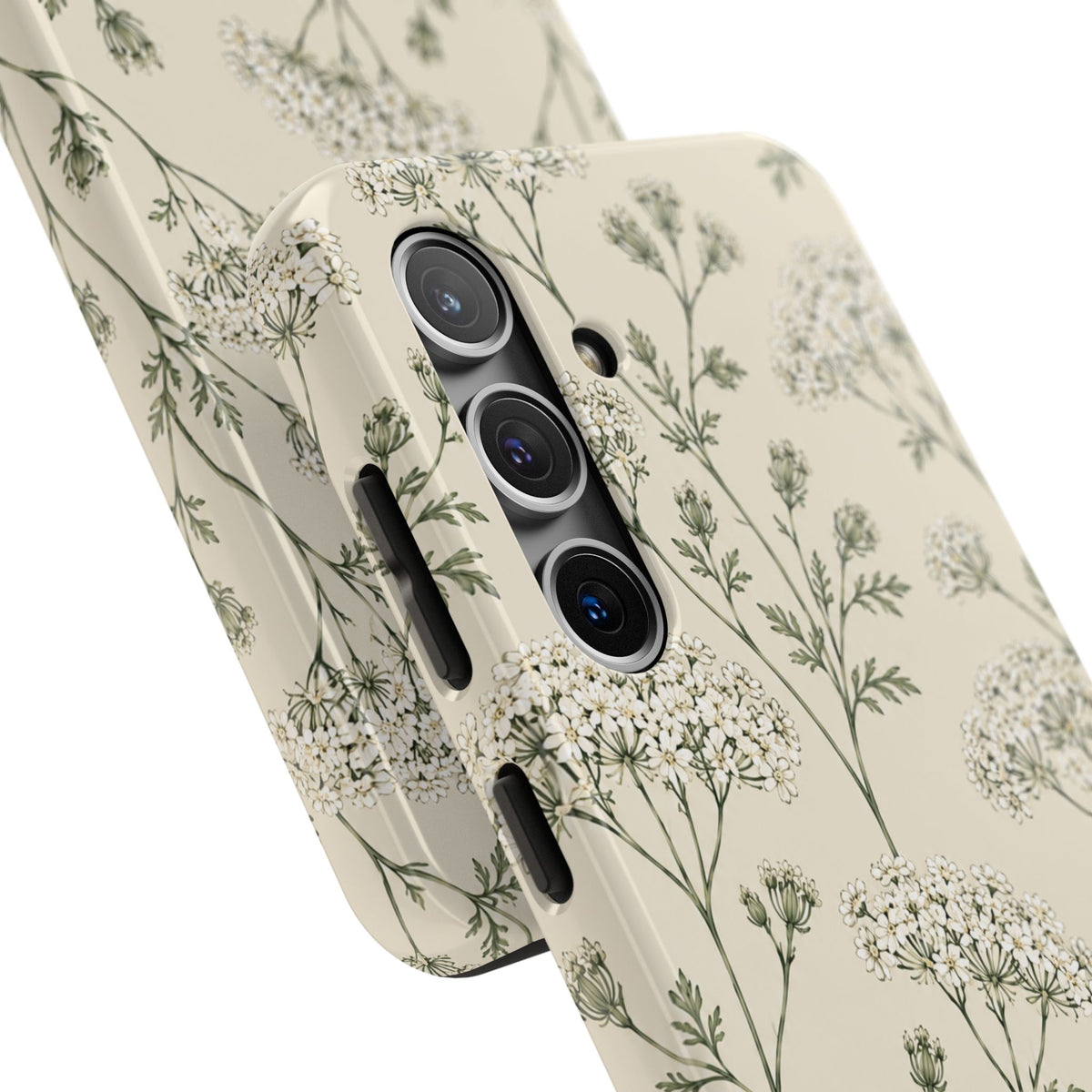 Floral Queen Anne's Lace Tough Phone Case – Protective Botanical iPhone Cover