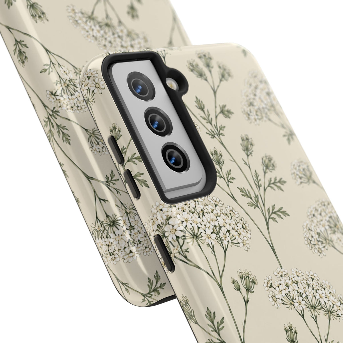 Floral Queen Anne's Lace Tough Phone Case – Protective Botanical iPhone Cover