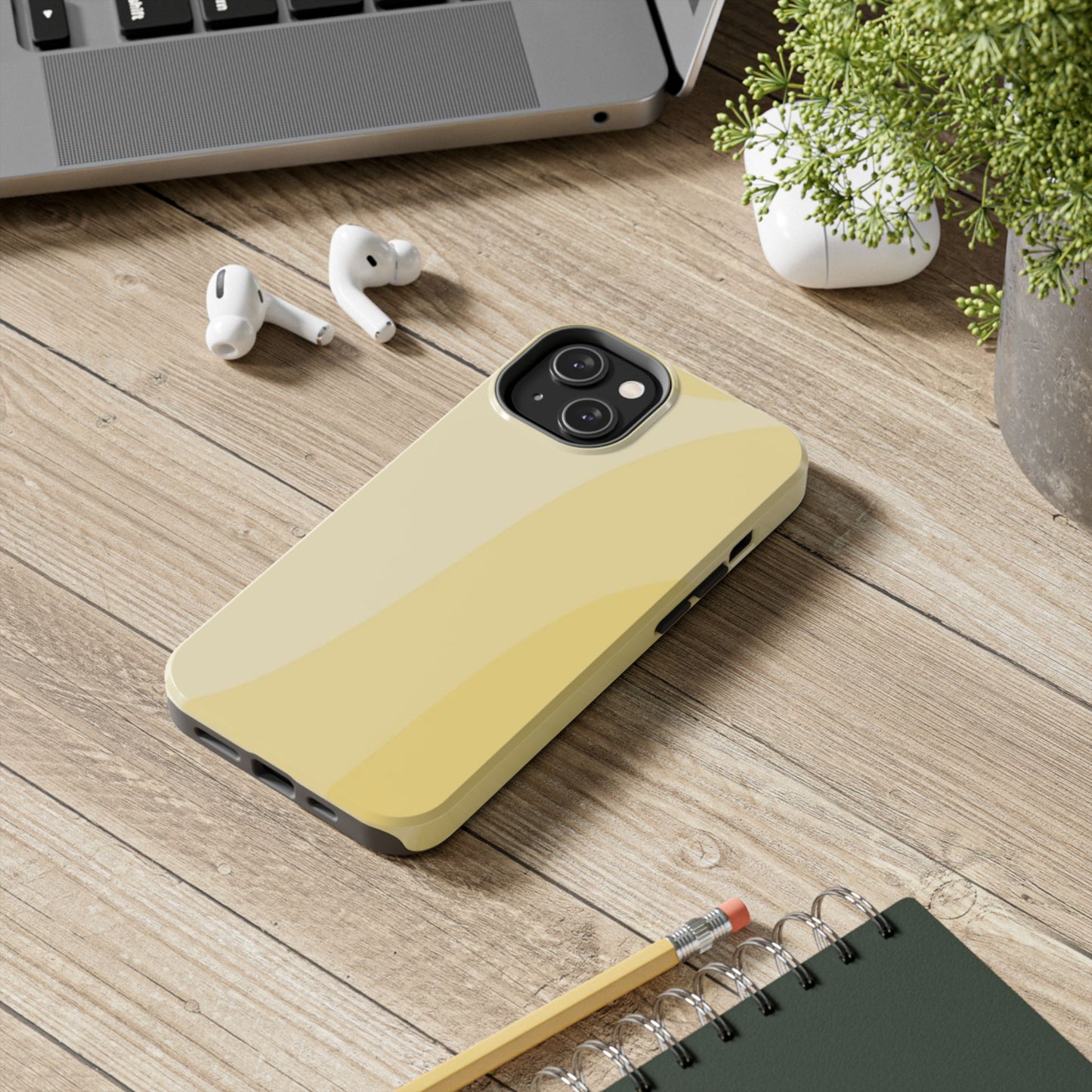 Yellow Wave Tough Phone Cases - Durable, Stylish Protection for Everyone, Ideal Gift for Birthdays, Self-Care, Everyday Reliability, [...]