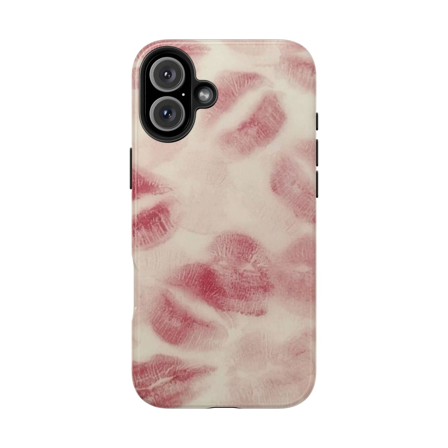 Stylish Kiss Print Phone Cases | Chic Mobile Covers for Trendy Users, Gift for Her, Protective Case, Birthday Present, Valentine's Day