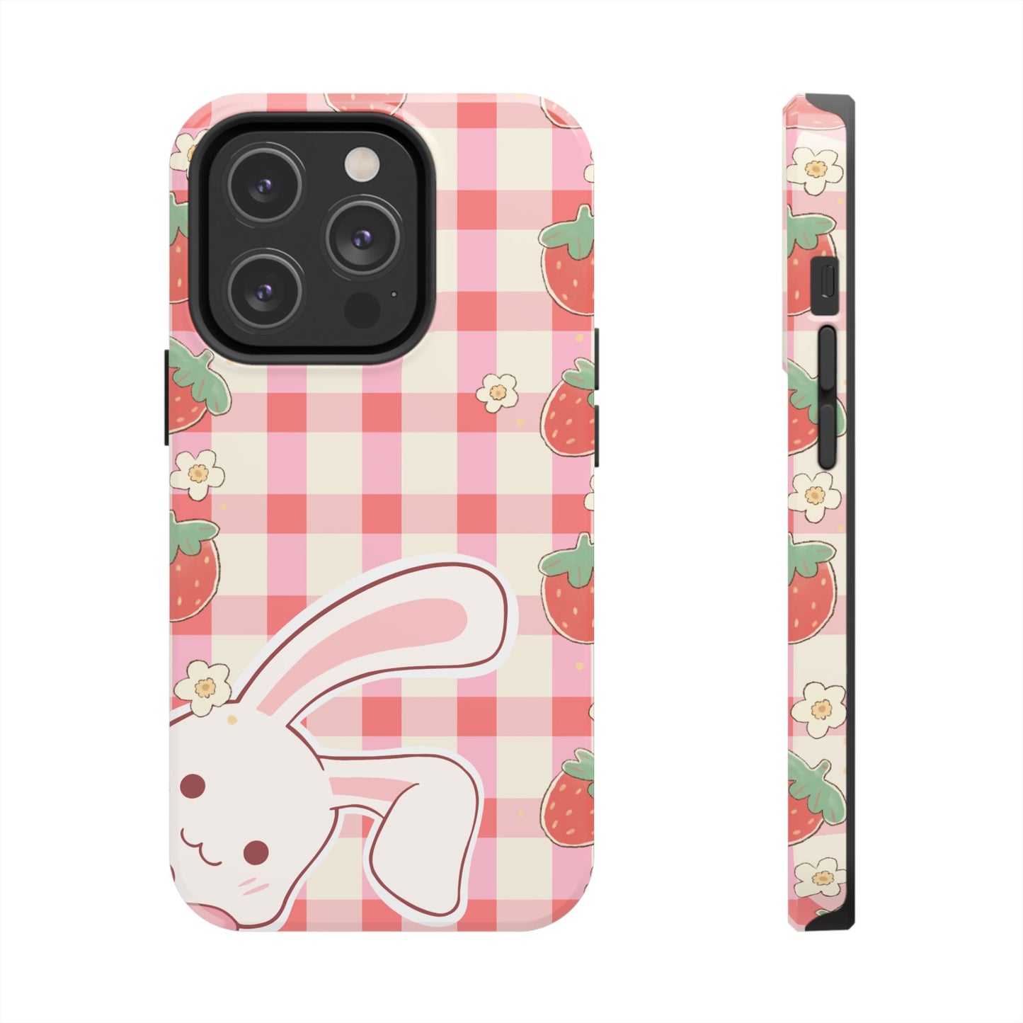 Cute Strawberry Bunny Phone Case