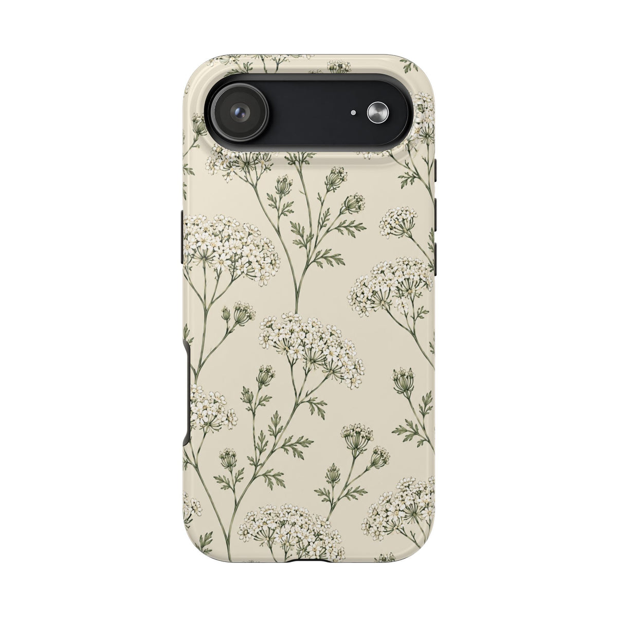 Floral Queen Anne's Lace Tough Phone Case – Protective Botanical iPhone Cover