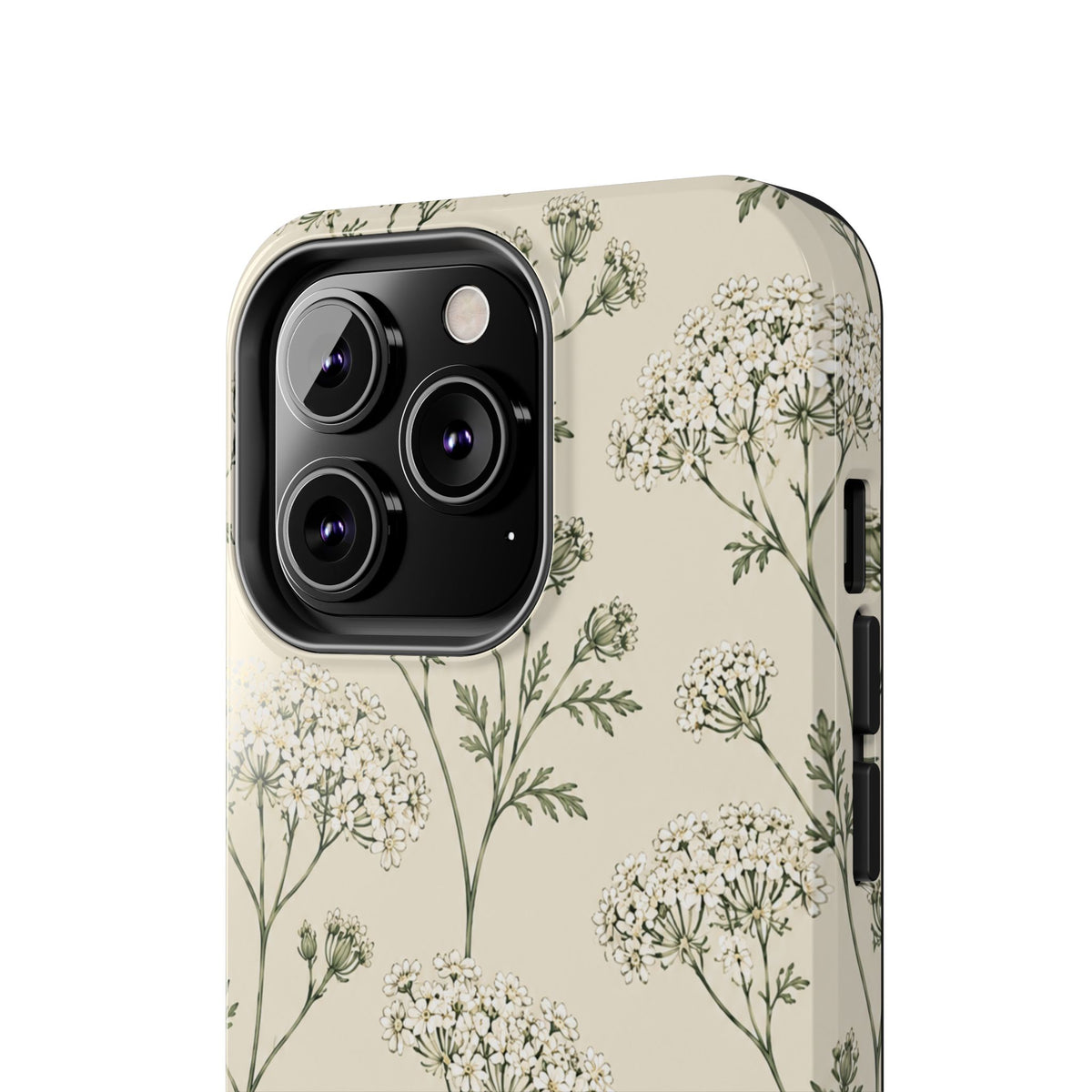 Floral Queen Anne's Lace Tough Phone Case – Protective Botanical iPhone Cover
