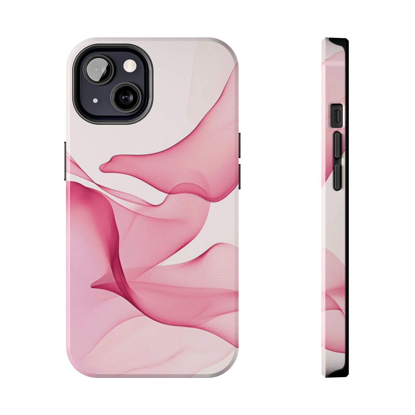 Stylish Tough Phone Cases with Abstract Pink Design, Protective Cases for Her, Gift for Birthdays, Trendy Phone Accessories, Floral [...]