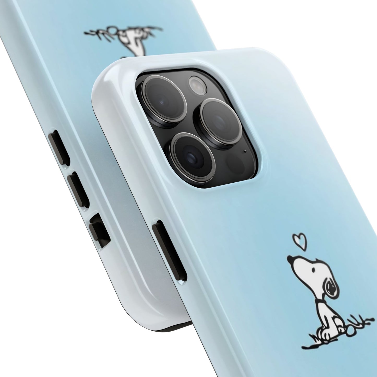 Snoopy Love Tough Phone Cases, Durable Phone Covers for Dog Lovers, Cute Gift for Birthdays, Valentine's Day, Pet Enthusiasts
