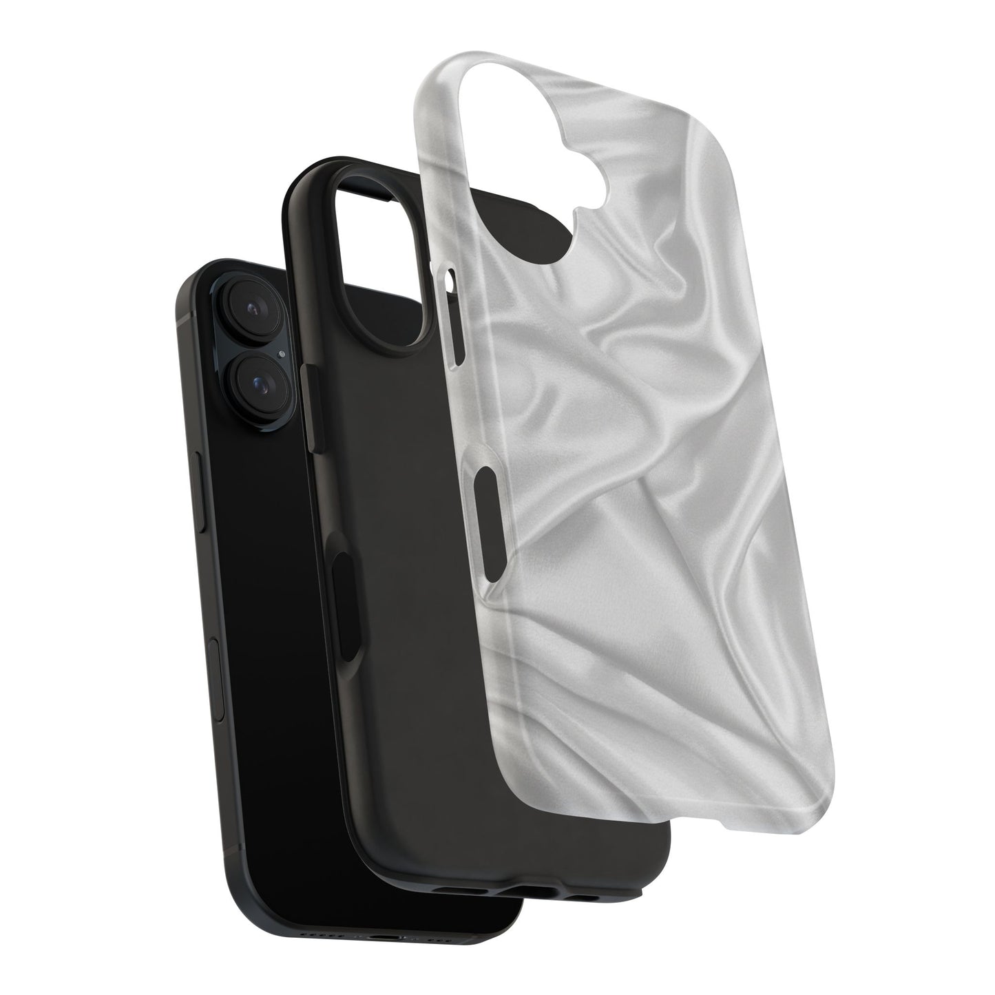 Stylish Tough Phone Cases | Elegant Silk Design | Durable Protection, Gift for Her, Minimalist Accessory, Luxury, Fashionable Cell [...]