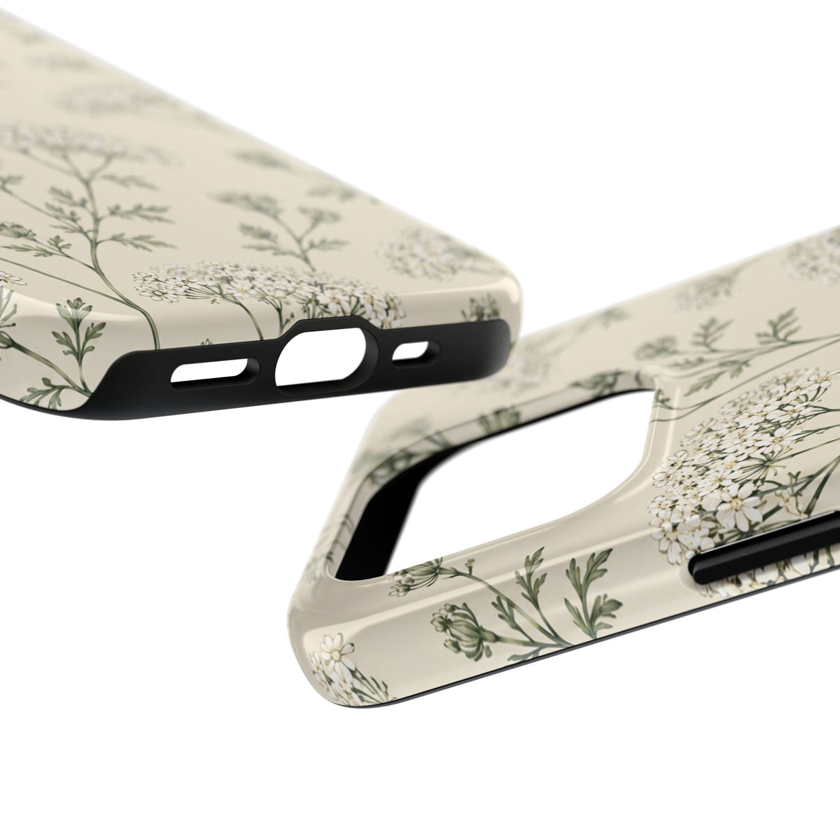 Floral Queen Anne's Lace Tough Phone Case – Protective Botanical iPhone Cover